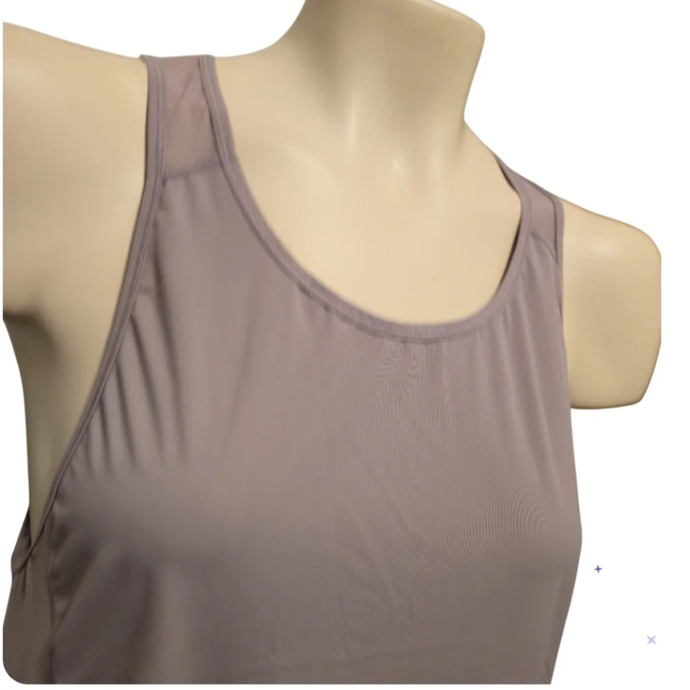 ZYIA Active Mesh Panel Tank Heather Purple Size X Small - Picture 3 of 9